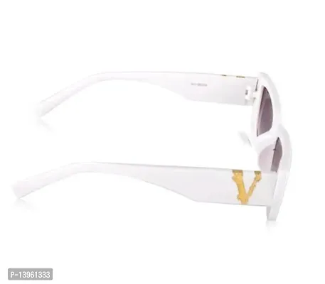 Stylish Square Badshah Sunglasses for Men And Women - WHITE-thumb3