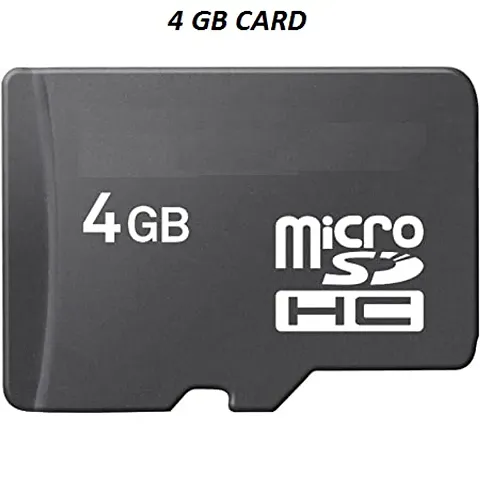 4 GB micro SDHC Flash Memory Card