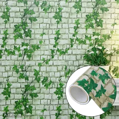 Brick Stone Peel and Stick Self Adhesive Wallpaper (40*500 CM)-thumb0