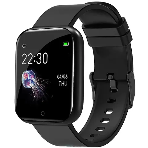 Smart Watches ID116 Bluetooth Smartwatch Wireless Fitness Band for Boys, Girls, Men, Women Kids (Black)