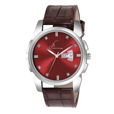 Jack Klein Stylish Unique Design Analog Watch for Men's with Day Date