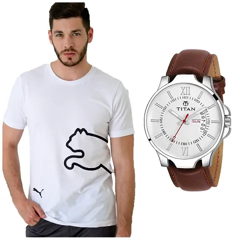 Mens Polo &amp; Tees Combo With Watches