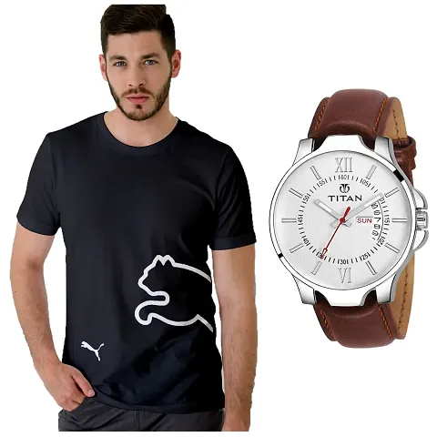 Mens Classy Polo &amp; Tees Combo with Watches
