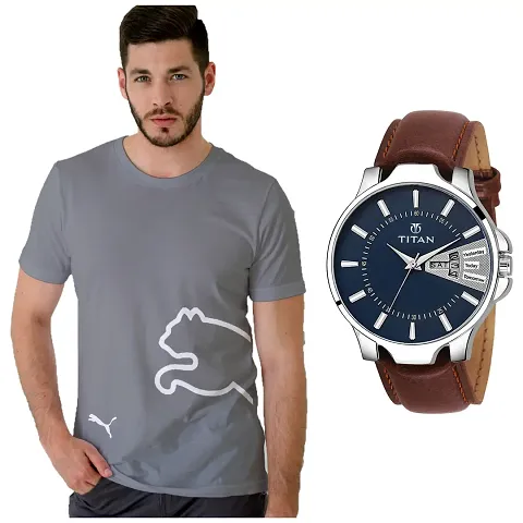 Mens Classy Polo &amp; Tees Combo with Watches