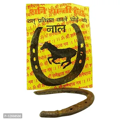 Black Horse Shoe Original for Good Luck and Removal of Vastu Dosh in Home, Office, Shop