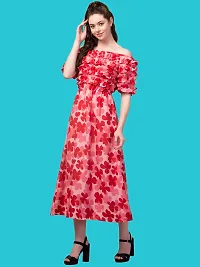 Classic Crepe Maxi Length Dresses For Women-thumb2