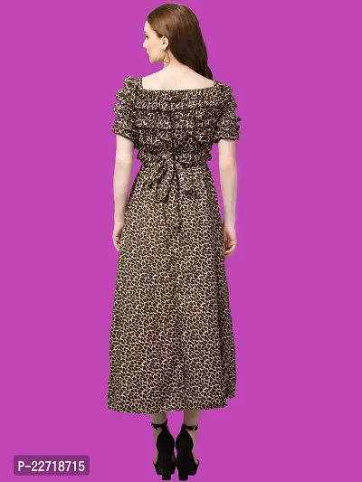 Classic Crepe Maxi Length Dresses For Women-thumb4
