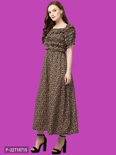 Classic Crepe Maxi Length Dresses For Women-thumb5