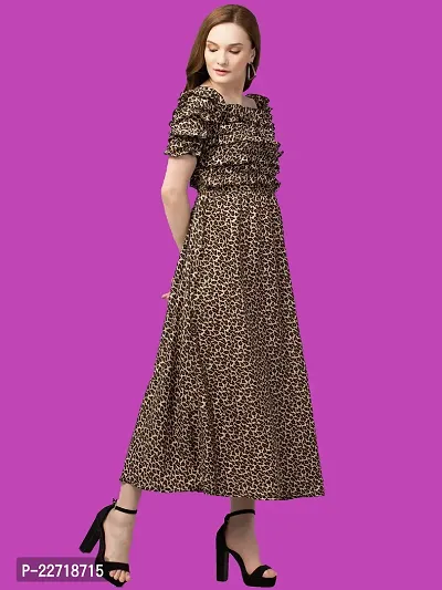 Classic Crepe Maxi Length Dresses For Women-thumb2