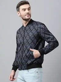 Men Stylish Printed Jacket-thumb2