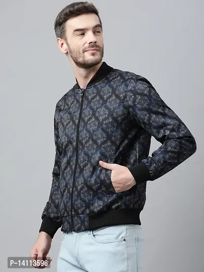 Men Stylish Printed Jacket-thumb3