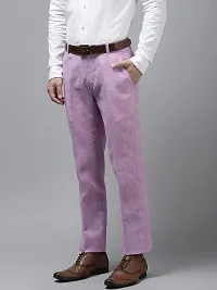 hangup Casual Trouser Trouser_LPurpleLinen_36 Purple-thumb2