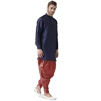 hangup mens Kurta Harem size 42 (NavyMahroon_KurtaHarem_42P)-thumb2