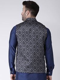 Blend Printed Ethnic Jacket For Men-thumb4