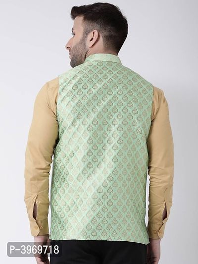 Polyester Jacquard Jacquard Ethnic Jacket For Men-thumb5