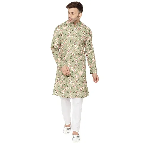 Must Have 60% cotton and 40% blended Kurta Sets For Men 