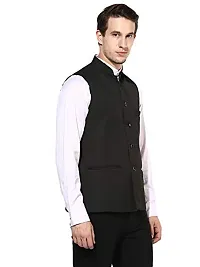 hangup mens Nehru Jacket size 38 (BlackBasket_38P)-thumb2