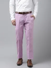 hangup Casual Trouser Trouser_LPurpleLinen_36 Purple-thumb1