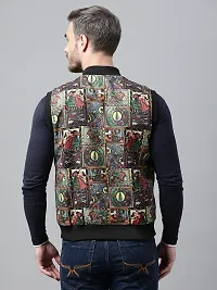 Men Stylish Printed Jacket-thumb4