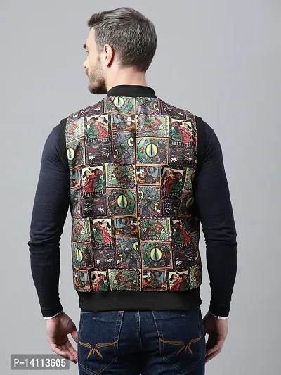 Men Stylish Printed Jacket-thumb5