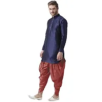 hangup mens Kurta Harem size 42 (NavyMahroon_KurtaHarem_42P)-thumb1