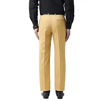 hangup Mens Casual Regular fit Trouser for Men, Color Black, Size 30 (BlackTrouserF)-thumb3