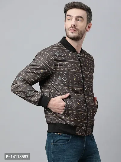 Men Stylish Printed Jacket-thumb4