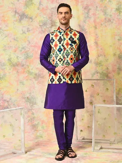 New Launched Polyester Kurta Sets For Men 