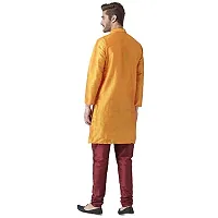 hangup Men's silk Kurta Pyjama-thumb3