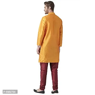 hangup Men's silk Kurta Pyjama-thumb4