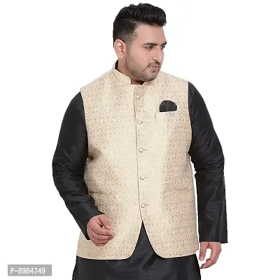 Hangup mens printed nehru jacket 81A_Jacquard_Nehru1_40-thumb0