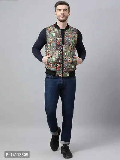 Men Stylish Printed Jacket-thumb2