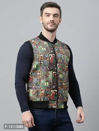 Men Stylish Printed Jacket-thumb4