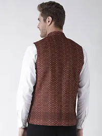 Hangup mens printed nehru jacket-thumb4