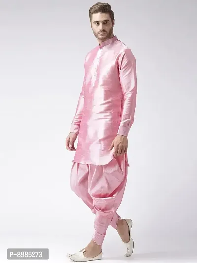 Hangup dupion Dhoti For Men Color Pink, Free Size (PinkHarem)-thumb4