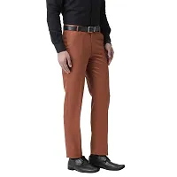hangup Mens Casual Regular fit Trouser for Men, Color Black, Size 30 (BlackTrouserF)-thumb2