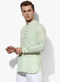 Reliable Green Cotton Kurtas For Men-thumb2