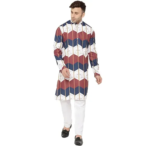 New Launched 60% cotton and 40% blended Kurta Sets For Men 