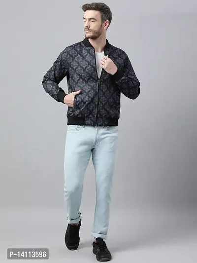 Men Stylish Printed Jacket-thumb2