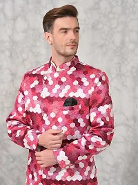 Stylish Fancy Polyester Blend Kurta And Bottom Sets For Men-thumb4