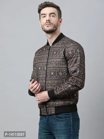 Men Stylish Printed Jacket-thumb3