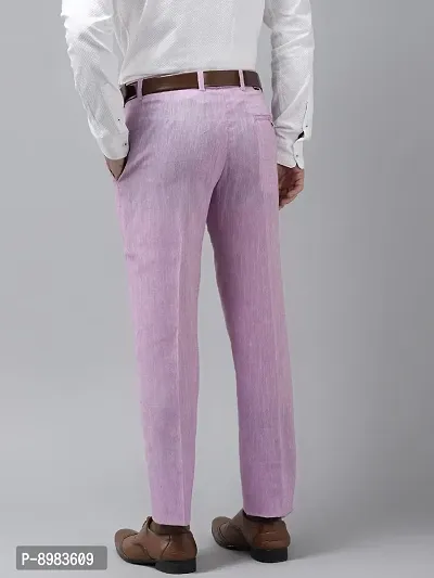 hangup Casual Trouser Trouser_LPurpleLinen_36 Purple-thumb4