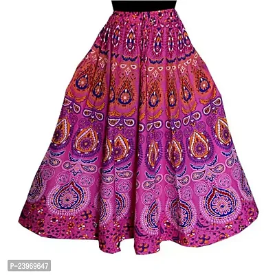 Stunning Multicoloured Cotton Skirts For Women