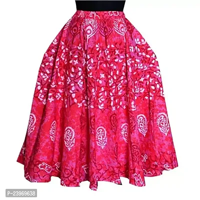 Stunning Pink Cotton Skirts For Women