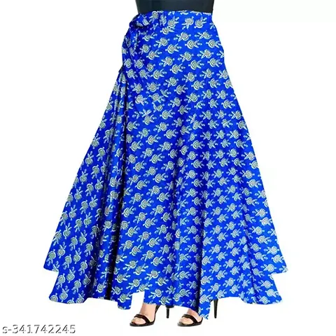 jwf Women Maxi Skirt (SSK_327_Multicolored_Free Size)