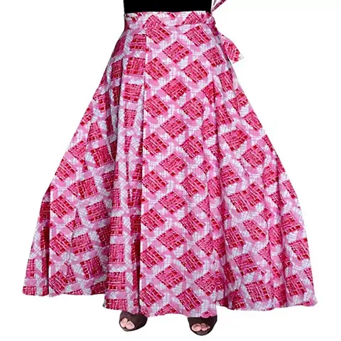 Stylish Multicoloured Cotton Ethnic Skirt
