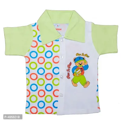 Toddler Boy Shirt & Pant Set With Cute Prints-thumb2