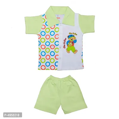 Toddler Boy Shirt & Pant Set With Cute Prints