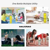 HAUORA? Stainless Steel Water Bottle,3D Embossed UV Printed,Matt Finish|Single Walled|Designer Theme|Suitable for Both Indoor  Outdoor, Leakproof-thumb4