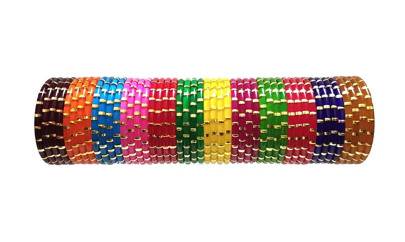 Hand Kkrafts Acrylic Bangle set for women and girls